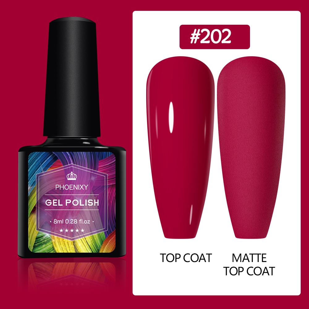 PHOENIXY 8 мл гель-лак для ногтей, полуперманентный гель, блестящий гель, отмачиваемый блестящий стартовый набор, маникюрный набор для маникюрного салона