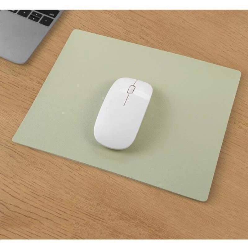 1Pc Mouse Pad Game Mice Mouse Pad Pu Leather Mat Mousepad For Office Computer Laptop Home Work