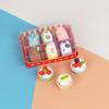 Good-Looking Mini Cake Dim Sum 6-Grid Cardboard Box Model Ornament Doll House Children'S Play House Toy