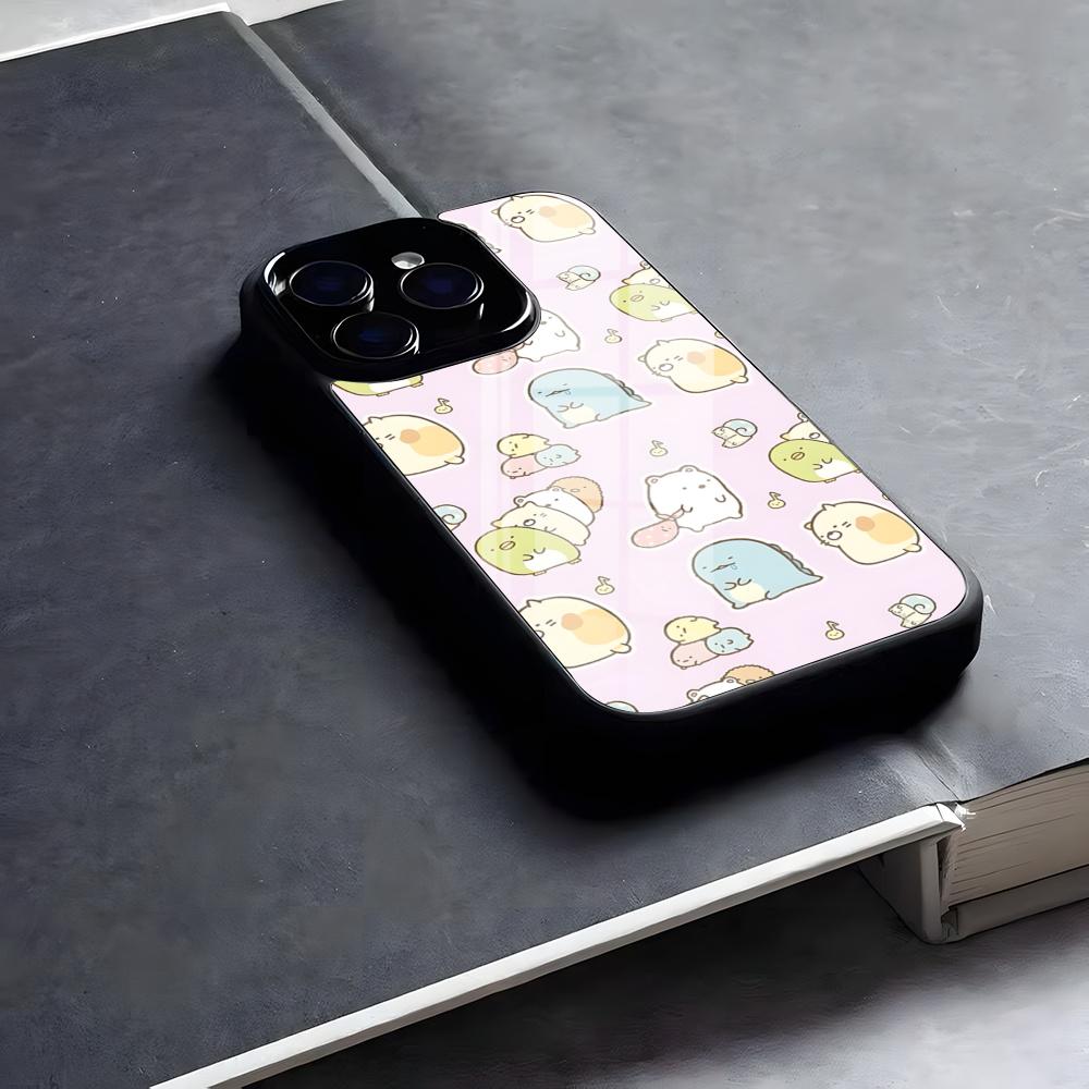 Чехол для телефона S-Sumikko G-Gurashi Для Iphone 17 Air 16 15 14 13 12 11 Pro Max Mini Fundas Оболочка PC+TPU Чехол