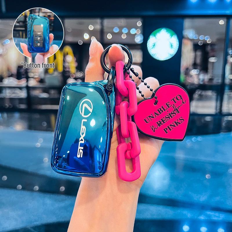 Key Case for Lexus RX300H, NX300, ES250, LX570, and ES200 Models