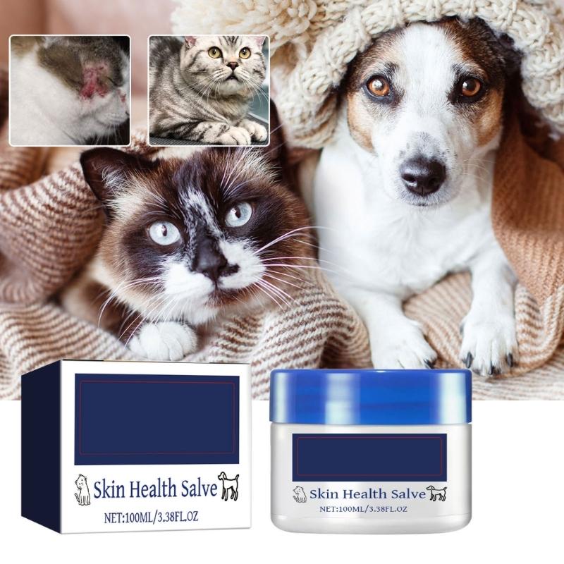 Cats Skin Cream Provide Itching Relief Pet Skin Dermatiti Supplies Control & Help Ringworm Protects and Heal Itch 100ml