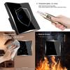 LangYeao CE RoHS 2 Gang WIFI Tuya Alexa Remote Control Light Wall Touch Wifi Smart Switch With/No Neutral Wire Universal