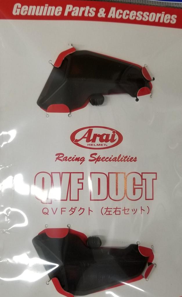 Arai 105729 QVF Воздуховод (Левый и правый набор) Плоский Дым (Старый номер детали: 5729)