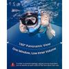 Очки для плавания для взрослых с крышкой для носа, прозрачная маска для дайвинга, широкий обзор, без размытия, для мужчин, женщин, молодежи