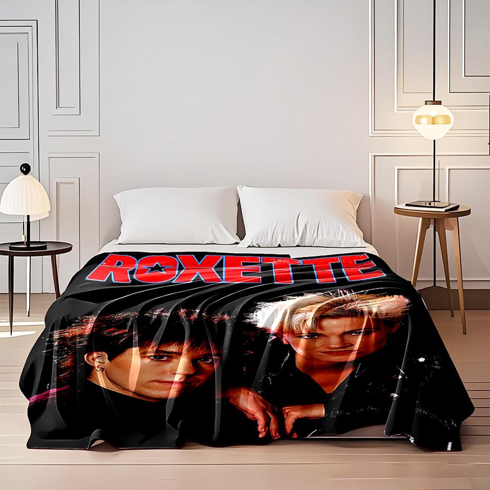 Roxette Duo Music Blanket for all seasons blanket lunch break throw gift