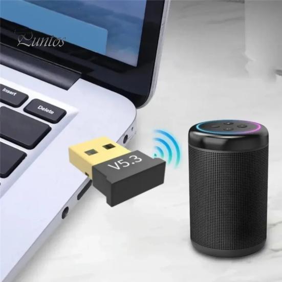 Беспроводной адаптер Plug And Play Поддержка нескольких устройств Настольный компьютер с малой задержкой USB-аудиоприемник Bluetooth-совместимый 5.3