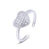 Lindon Classic 925 Sterling Silver Zircon Ring Ladies Jewelry Wedding Promise Party Gift