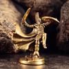 Brass Pewter Spartan Warrior Figurine Set Collectible Desktop Decor Military Model Men Gift