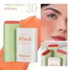 30g Blush Stick Blush Cream Brightening Contouring Stick Moisturizing Natural Nude Makeup Blush Cream Waterproof Multi-functional Solid Blush Rouge