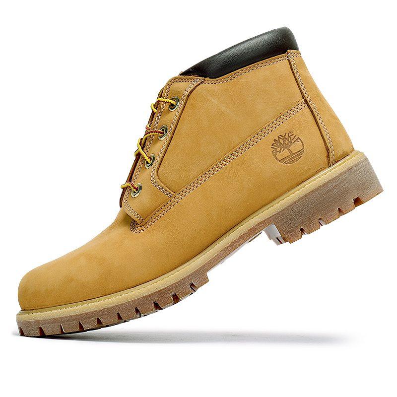 Timberland ПРЕМИУМ Термоботинки Короткие Уличные Мужские Желтые 23061231
