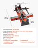 600 mm Manual Tile Cutter, Upgraded Sliding Head Cutting Tool with Spring-Loaded Base, Angle Fence, Tungsten Carbide Cutting Wheel, Alignment Guide,