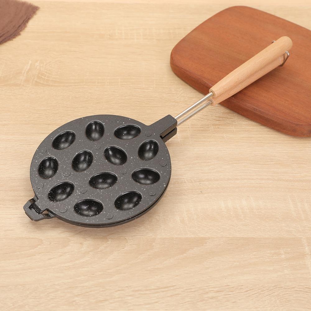 Wood Handle Walnut Cookie Mold 12/16 Holes Walnut Cookie Maker Oreshki Mold Snack Stall