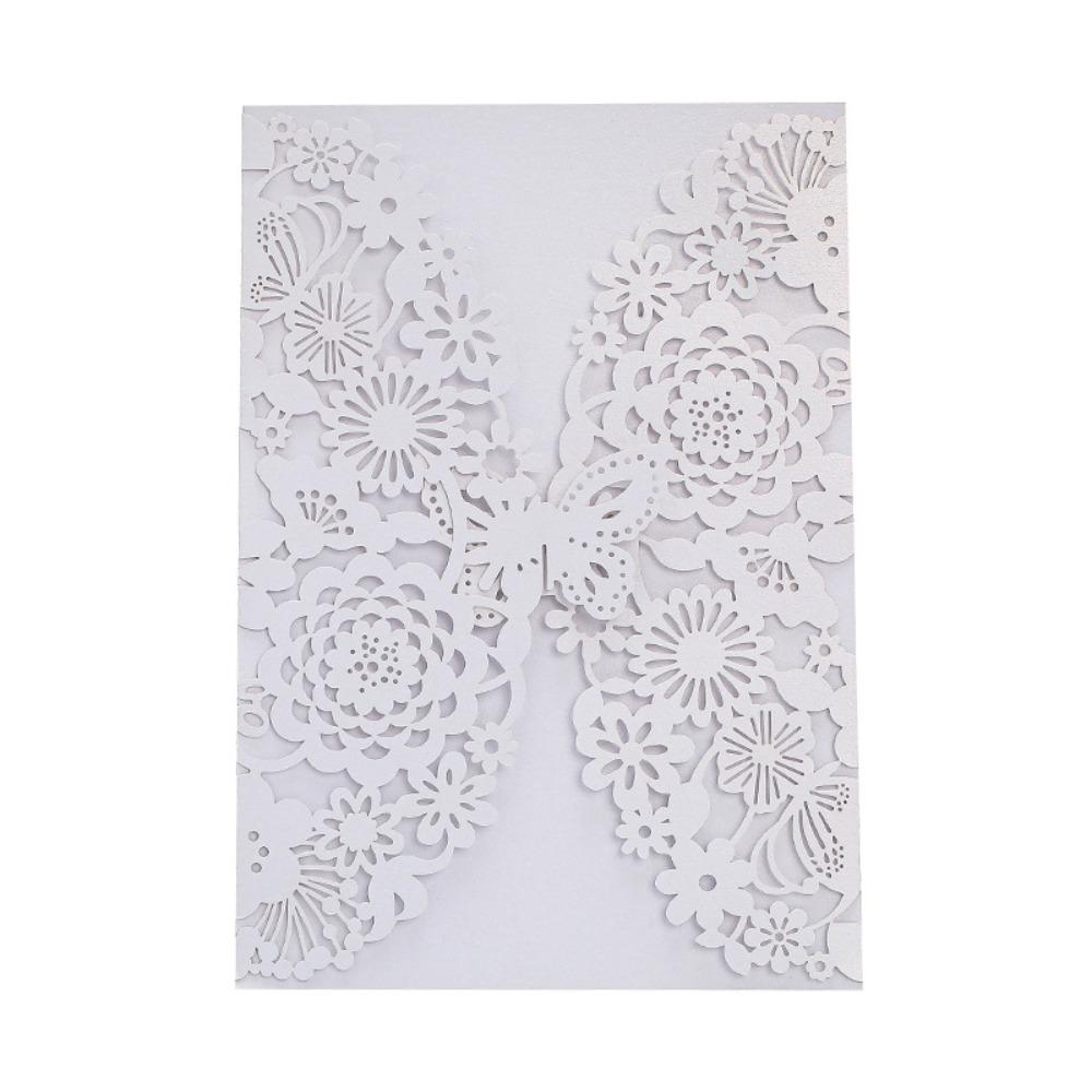 50pcs Decorative 3D Invitation Card Hollow Out Hollow Out Invitation Cards  Graduation