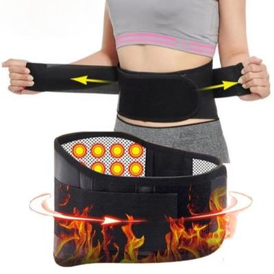 Турмалиновый автоматический нагревательный магнитный поясной ремень поддержка пояса спина поясничный поддерживающий кронштейн фитнес спорт двойной регулируемый ремень
