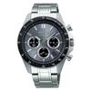 [Seiko Watch] Men's Chronograph Quartz Watch, Silver - Seiko Selection, SBTR027