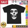 Misfits Realistic Skull Vintage T Shirt Men Fashion 2023 Women T Shirt Short NEW