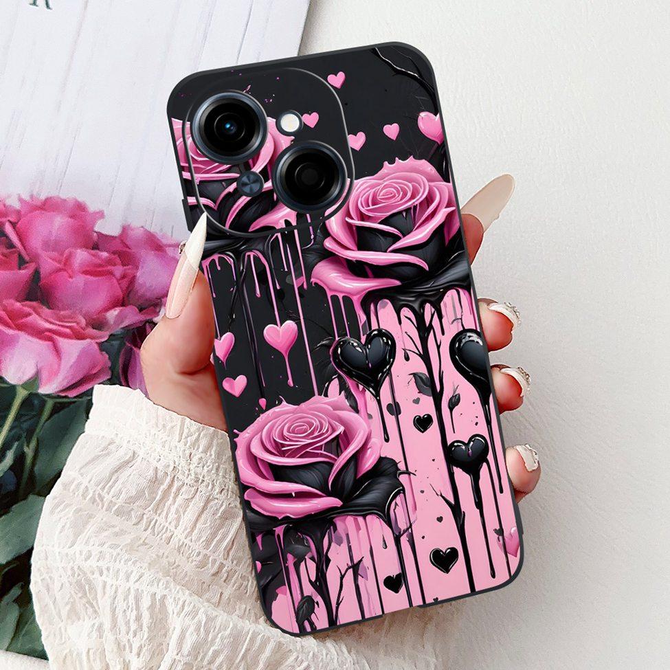 6.67'' For Tecno Spark Go 1 Case Pop 9 Cover Cute Cat Cartoon Fashion Butterfly Boy Girl Back Cover For Tecno Pop 9 Phone Case