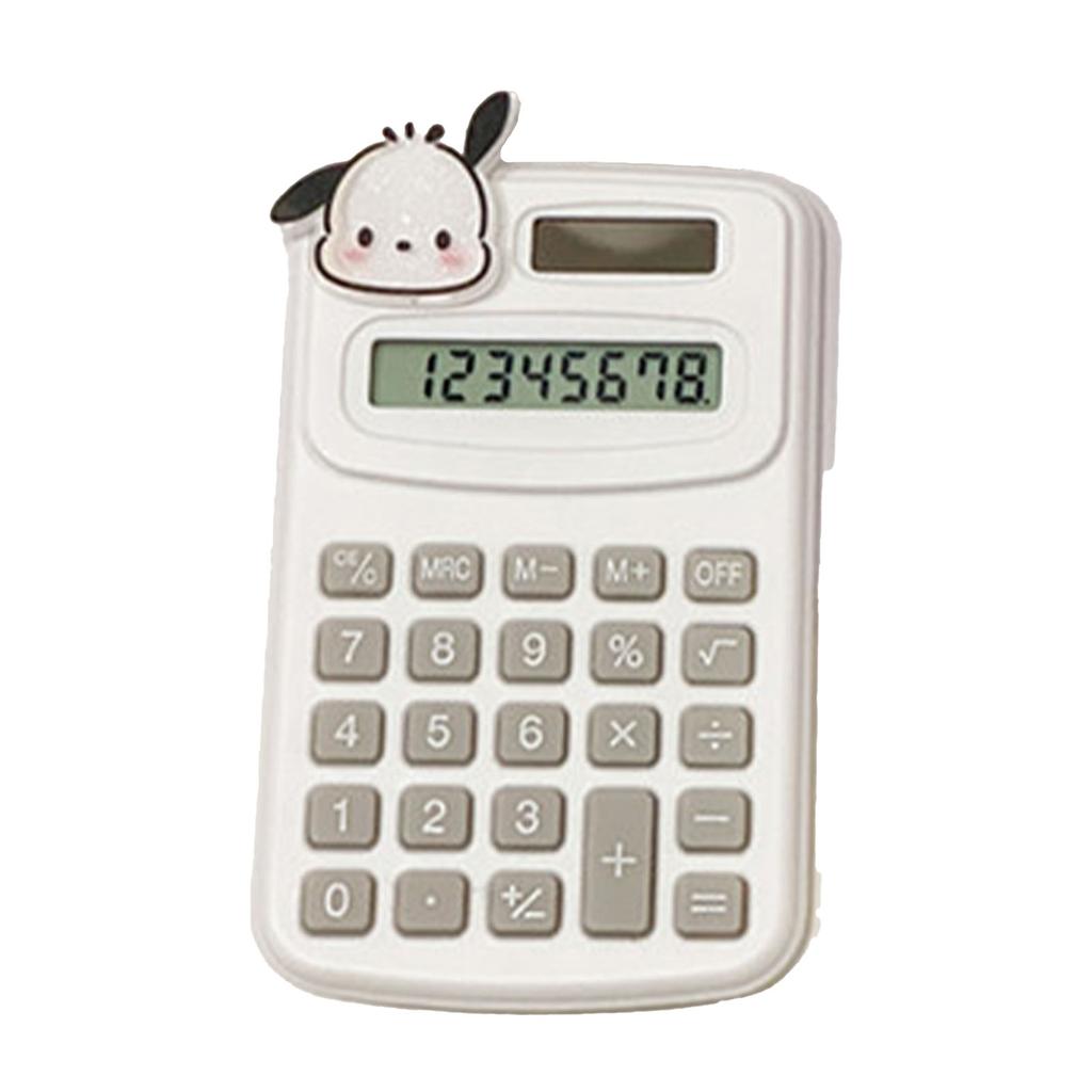 Cartoon Calculator Multifunctional Handheld Small Pocket Calculator with LED Display for Desktop Off