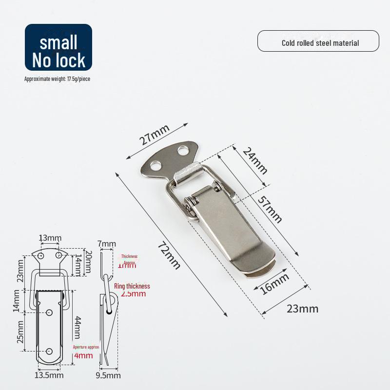 Замок-пряжка Duckbill из нержавеющей стали 304 для деревянных или металлических ящиков