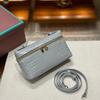 Новая кожаная женская сумка LP19 с тиснением под крокодила из коровьей кожи, сумка-коробка, сумка для поездок на работу, на плечо, через плечо, портативная маленькая сумка, мини-сумка