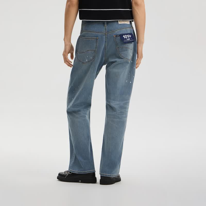 Lee Мужские джинсы 101 Classic Straight-Leg с охлаждающим эффектом