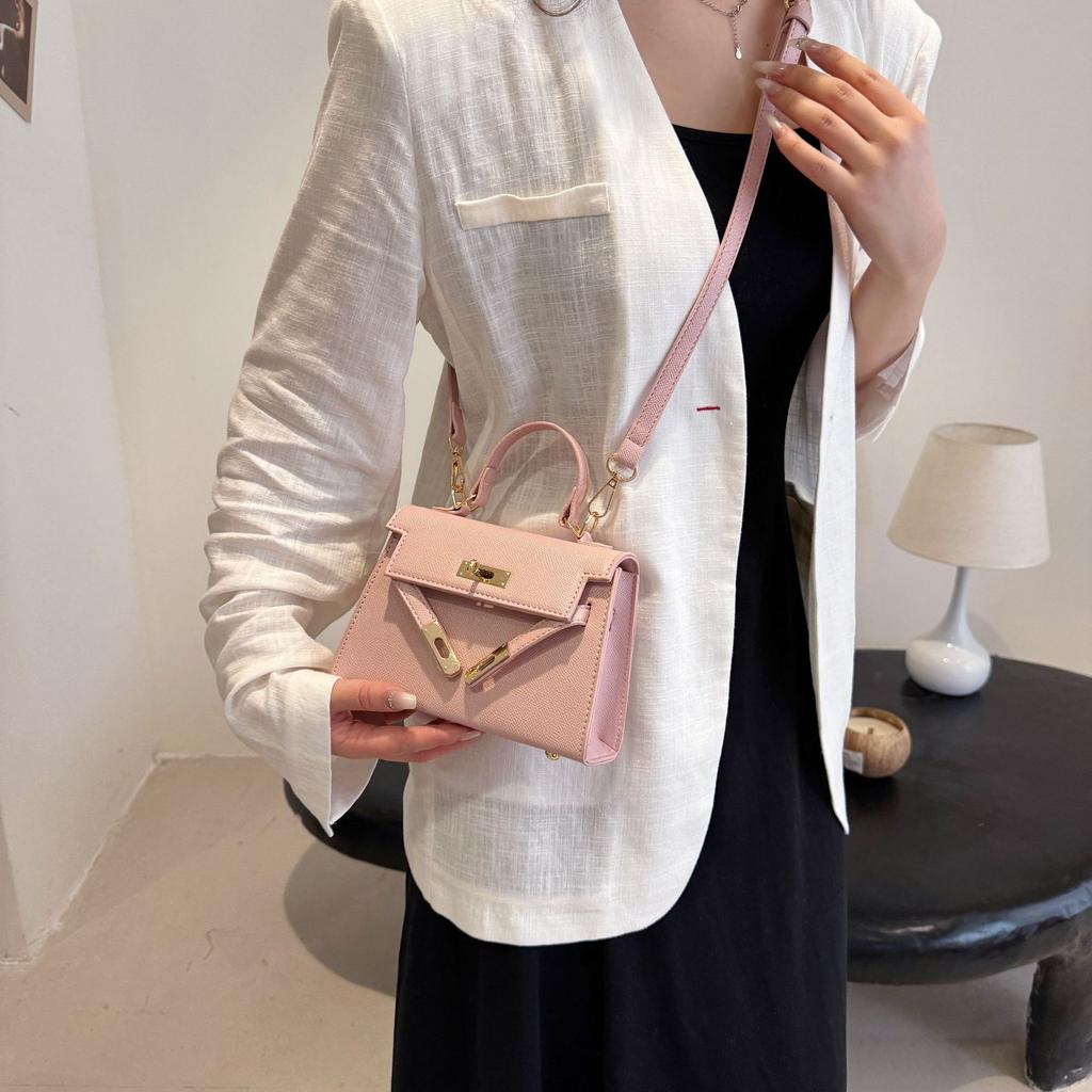 Bags for Women's Texture, Fashionable and High-end Women's Bag, One-shoulder Crossbody Bag, Carry-on Niche Commuter Kelly Bag