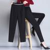 Autumn Winter Pant High Waist Loose WomenPants Plus Velvet Thickening Warm Stretch Straight Pants Harajuku Casual Streetwear