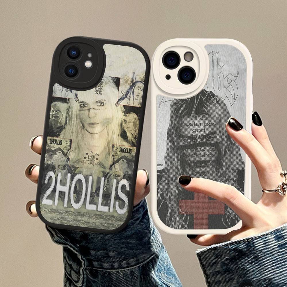 Singer 2hollis Albums Soft Leather Phone Case For Iphone 13 15 Pro Max 12 Mini 11 14 16 Plus Covers