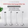 Large Stainless Steel Sausage Stuffer 4-Piece Set - Funnel Accessories for Pig Intestine Casings