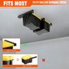 Overhead Garage Storage Rack Heavy Duty Steel Ceiling Mounted Bin Rack   for Garage Organization