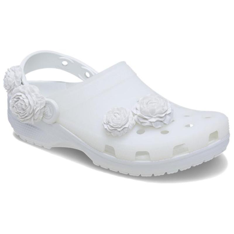 Crocs Fashion Elegant Outdoor Breathable Clogs Women White 211486-1NK