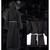 Wizard Costume Cosplay Medieval Monk Friar Robe Priest Costume Ancient Clothing Christian Suit