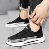 Men Canvas Casual Shoes Low Cut Platform Shoes 2025 Spring New Men Breathable Sneakers Outdoor Wear-resistant Running Sport Shoe