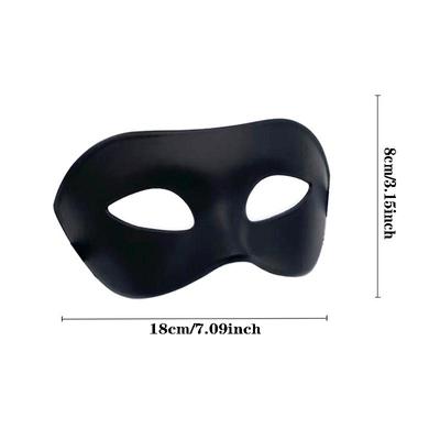 1 шт. маска для макияжа на Хэллоуин, маска для взрослых, на половину лица, мужская ретро-маска для вечеринки