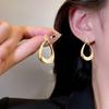 1 Pair Women Geometric Waterdrop Earrings Hypoallergenic Lightweight Minimalist Statement Earrings Hollow