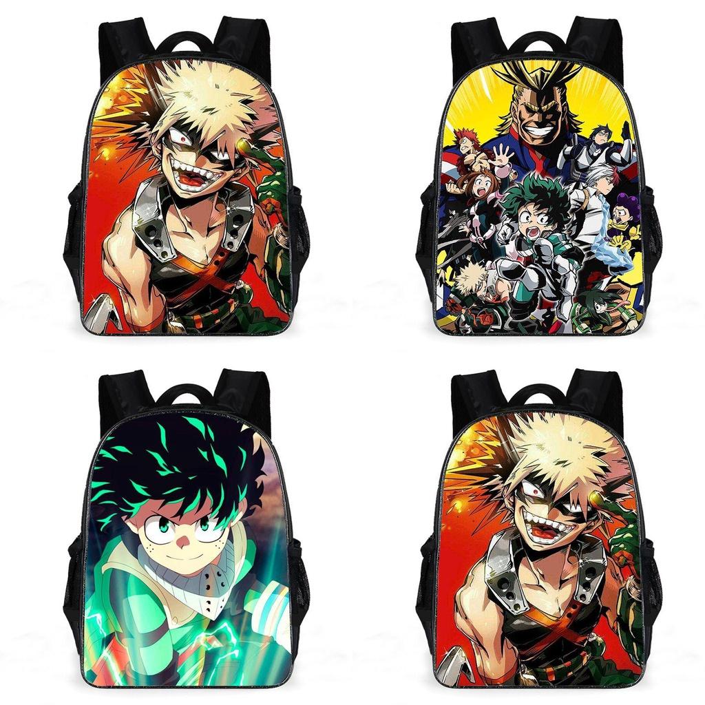 Cartoon Pattern My Hero Academy School Bag Backpack Durable And Versatile