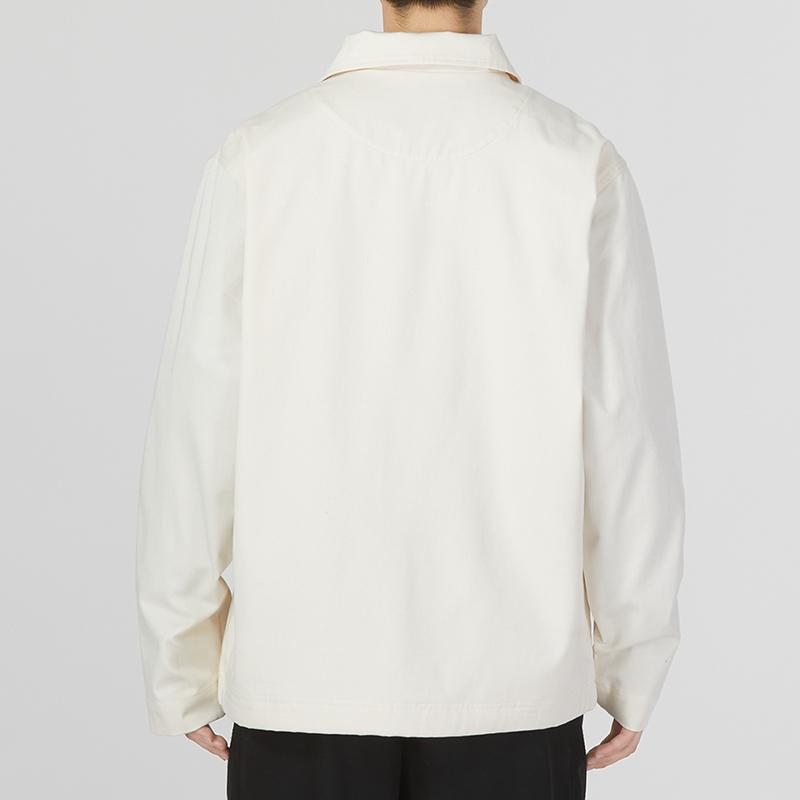 Men's New Balance Jackets Unisex Ivory Lapel Moderate Other