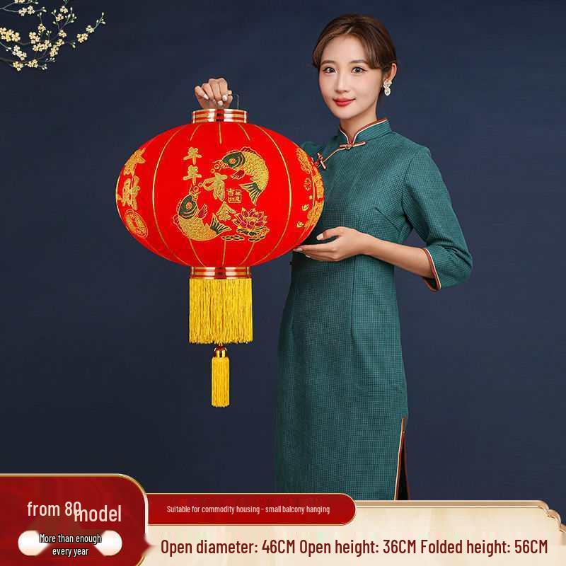 Новый стиль Красный фонарь с подсветкой для украшения на Новый год и Праздник весны