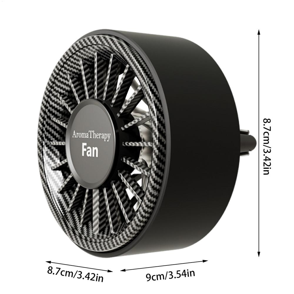 Car Fans USB Fan For Car Vent Scent Decoration With Colorful Light Portable Small Cooler For Pickup Vehicle Truck Home Room RV