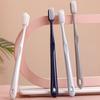 4Pcs Soft Toothbrushes Extra Soft Bristles Easy to Hold Comfortable Grip Individual Head Cover Food Grade Dental Care Travel Tooth Brushes