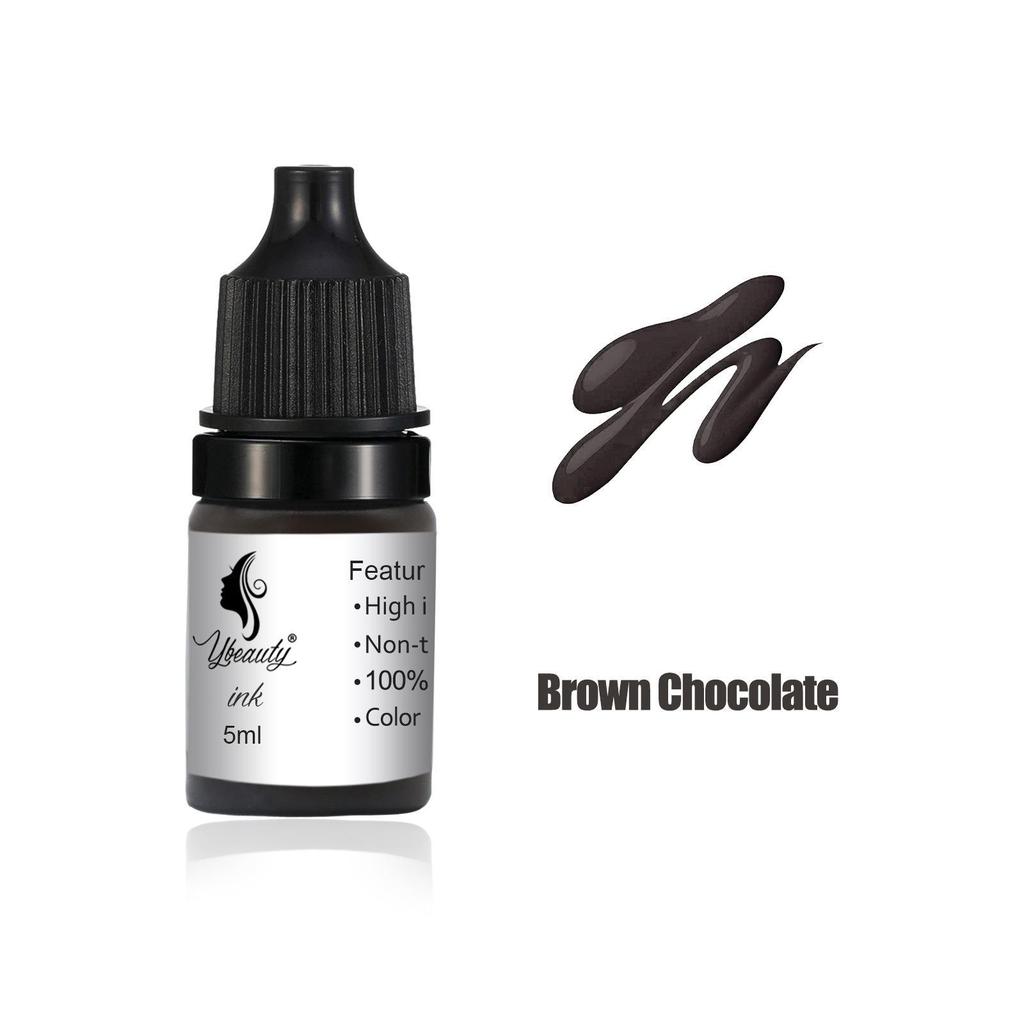 5ML Eyebrow Tattoo Pigment for Beginners: Easy Color Mist for Eyebrow, Lip, and Eyeliner Practice.