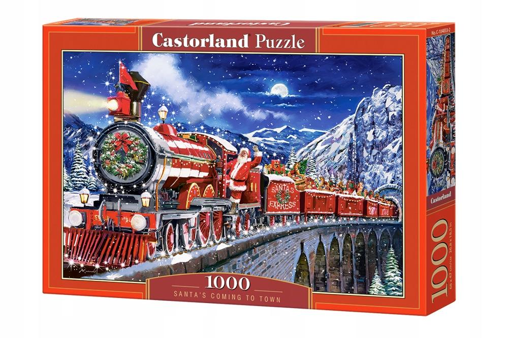 Puzzle 1000 pieces C-104833 SANTA'S COMING TO TOWN