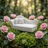 Miniature Living Room Accessories 1:12 Scale Dollhouse Sofa with Pillows European Chaise for Style Simulation Recliner Photography Furniture