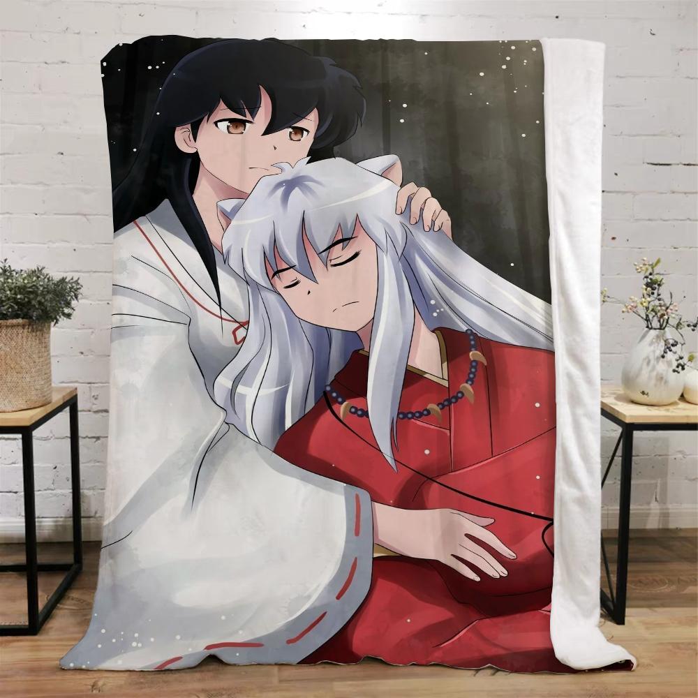 Inuyasha теплые зимние одеяла для дивана, покрывало, плед, роскошное постельное белье, пляжное полотенце, вязаный плед для дома и украшения, колено