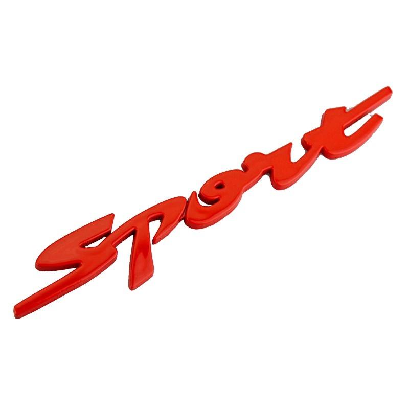 Автомобильные наклейки самоклеящиеся АБС-пластик Спортивная эмблема значок авто хвост аксессуары наклейки 3 цвета