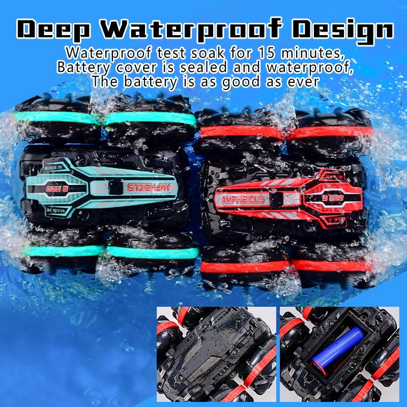 Gesture-Controlled Amphibious Waterproof Stunt Remote Car