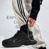 Мода 2025 Лето Новая Мужская Повседневная Спортивная Обувь Сетчатая Дышащая Толстая Подошва Универсальная Обувь Модный Тренд Удобные Массивные Кроссовки