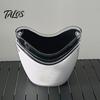 Double Layer Ice Bucket, Long-Lasting Cold Preservation, with Double Handles Drink Bucket, for Beverage Cocktail Bar Parties