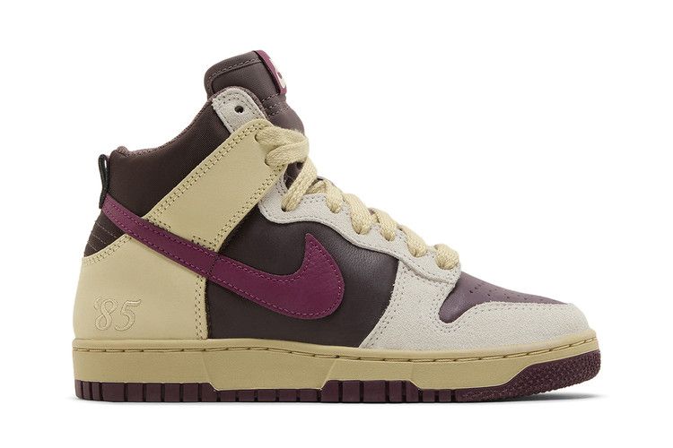 Women's Sneakers Nike Dunk High 1985 Valentine's Day (2023) (Women's) Alabaster/Rosewood/Earth/Night Maroon